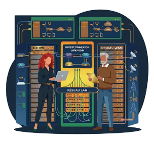 Architecture réseau LAN et WAN sécurisée